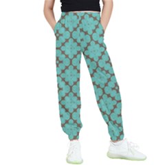 Tiles Kids  Elastic Waist Pants by Sobalvarro