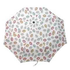 Happy Doodle Laugh Folding Umbrellas by tmsartbazaar