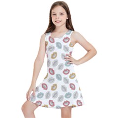 Happy Doodle Laugh Kids  Lightweight Sleeveless Dress by tmsartbazaar