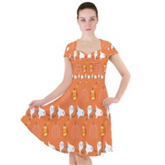 Halloween Cap Sleeve Midi Dress by Sparkle