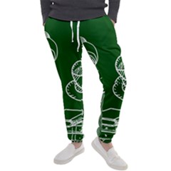 Books And Baked Goods Pattern Men s Jogger Sweatpants by DithersDesigns