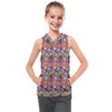 Nuts And Mushroom Pattern Kids  Sleeveless Hoodie View1