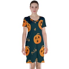 Halloween Short Sleeve Nightdress by Sobalvarro