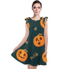 Halloween Tie Up Tunic Dress by Sobalvarro