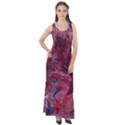 Dragons flames Sleeveless Velour Maxi Dress View1