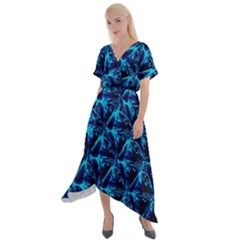 B P  Cross Front Sharkbite Hem Maxi Dress by MRNStudios