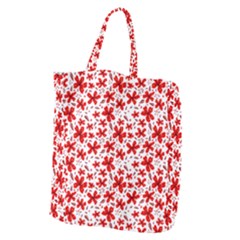 Red Flowers Giant Grocery Tote by CuteKingdom