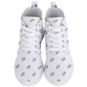 American Football Ball Motif Print Pattern Women s Lightweight High Top Sneakers View1