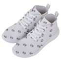 American Football Ball Motif Print Pattern Women s Lightweight High Top Sneakers View2