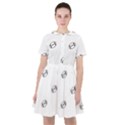 American Football Ball Motif Print Pattern Sailor Dress View1