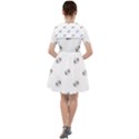 American Football Ball Motif Print Pattern Sailor Dress View2