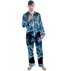 Cold Snap Men s Long Sleeve Satin Pyjamas Set by MRNStudios