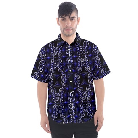 Mandala Cage Men s Short Sleeve Shirt by MRNStudios