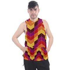 Geometric  Men s Sleeveless Hoodie by Sobalvarro