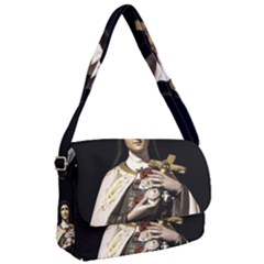 Virgin Mary Sculpture Dark Scene Courier Bag by dflcprintsclothing