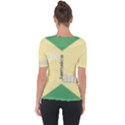 Jamaica, Jamaica  Shoulder Cut Out Short Sleeve Top View2