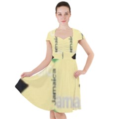 Jamaica, Jamaica  Cap Sleeve Midi Dress by Janetaudreywilson