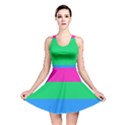 Polysexual Pride Flag LGBTQ Reversible Skater Dress View1