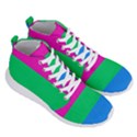 Polysexual Pride Flag LGBTQ Men s Lightweight High Top Sneakers View3