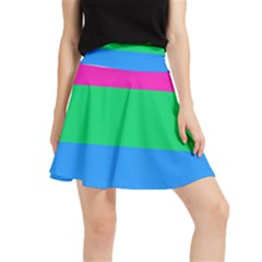 Polysexual Pride Flag Lgbtq Waistband Skirt by lgbtnation