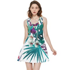 Tropical Flowers Inside Out Reversible Sleeveless Dress by goljakoff