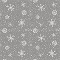 Snowflakes on a gray background. View1