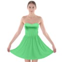 Algae Green & Black -  Strapless Bra Top Dress View1