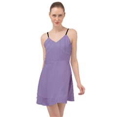 Bougain Villea Purple & Black - Summer Time Chiffon Dress by FashionLane