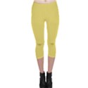 Arylide Yellow & Black - Capri Leggings  View1