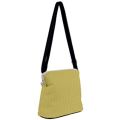 Arylide Yellow & Black - Zipper Messenger Bag by FashionLane