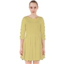 Arylide Yellow & Black - Smock Dress View1