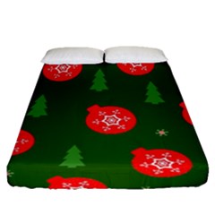 Christmas 001 Fitted Sheet (queen Size) by MooMoosMumma