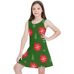 Christmas 001 Kids  Lightweight Sleeveless Dress by MooMoosMumma