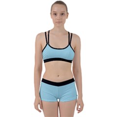 Blizzard Blue & Black - Perfect Fit Gym Set by FashionLane