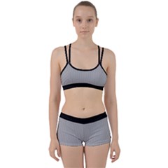 Chalice Silver Grey & Black - Perfect Fit Gym Set by FashionLane