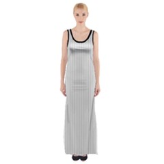 Platinum & Black - Thigh Split Maxi Dress by FashionLane