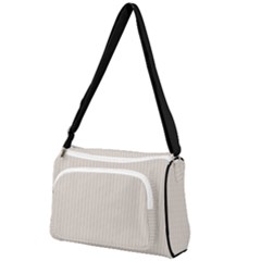 Abalone Grey & Black - Front Pocket Crossbody Bag by FashionLane