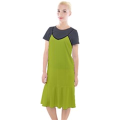 Acid Green & Black - Camis Fishtail Dress by FashionLane