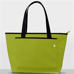 Acid Green & Black - Back Pocket Shoulder Bag  by FashionLane