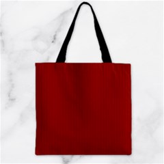 Lipstick Red & Black - Zipper Grocery Tote Bag by FashionLane