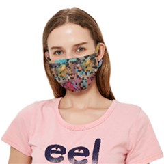 Mosaic Pieces                                                Crease Cloth Face Mask (adult) by LalyLauraFLM