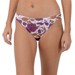 Rose Flowers Band Bikini Bottom by goljakoff