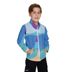 Ice Summer Beach Sea Dessert Kids  Windbreaker by HermanTelo