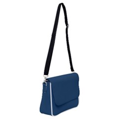 Aegean Blue - Shoulder Bag With Back Zipper by FashionLane