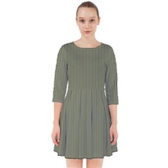 Calliste Green - Smock Dress by FashionLane