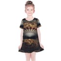 Fractal Illusion Kids  Simple Cotton Dress View1