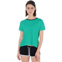 Caribbean Green - Open Back Sport Tee by FashionLane