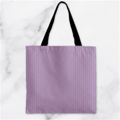 Wisteria Purple - Zipper Grocery Tote Bag by FashionLane