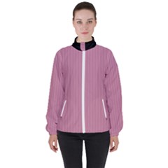 Cashmere Rose - Women s High Neck Windbreaker by FashionLane