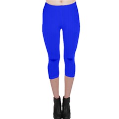 Just Blue - Capri Leggings  by FashionLane